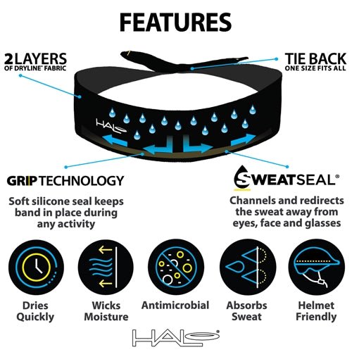 Halo II Headband - pullover style (Solid Colors)