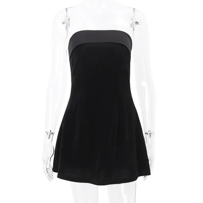 Elegant Velvet Mini Dress