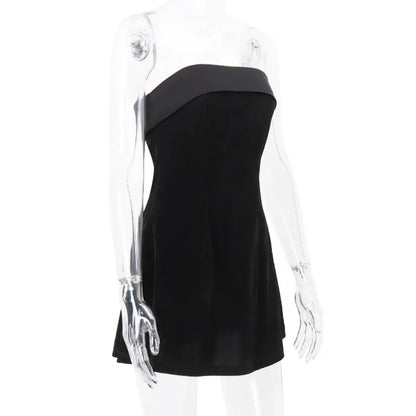 Elegant Velvet Mini Dress