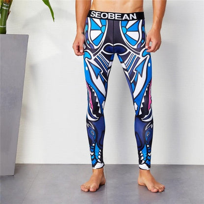 GANYANR Men's Compression Running Tights