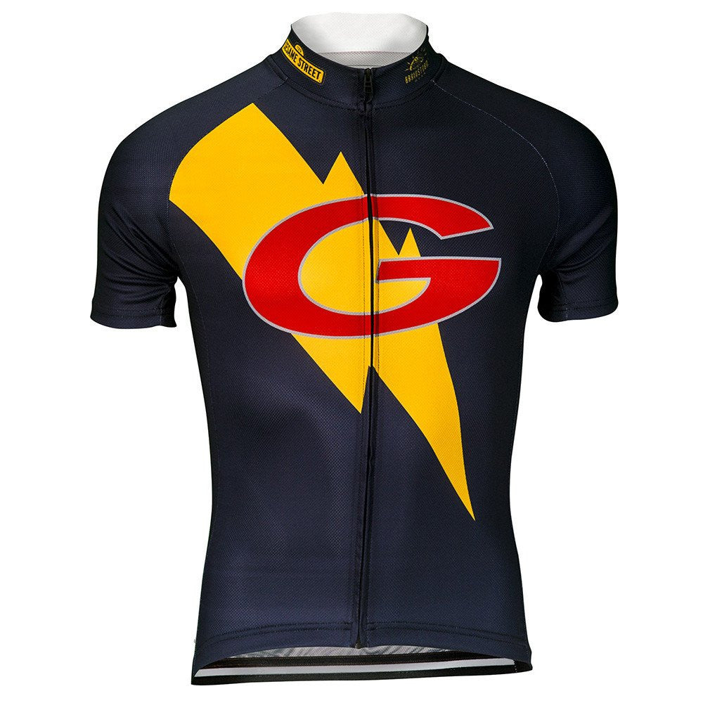 Sesame Street Super Grover Men's Cycling Jersey (M, 3XL)