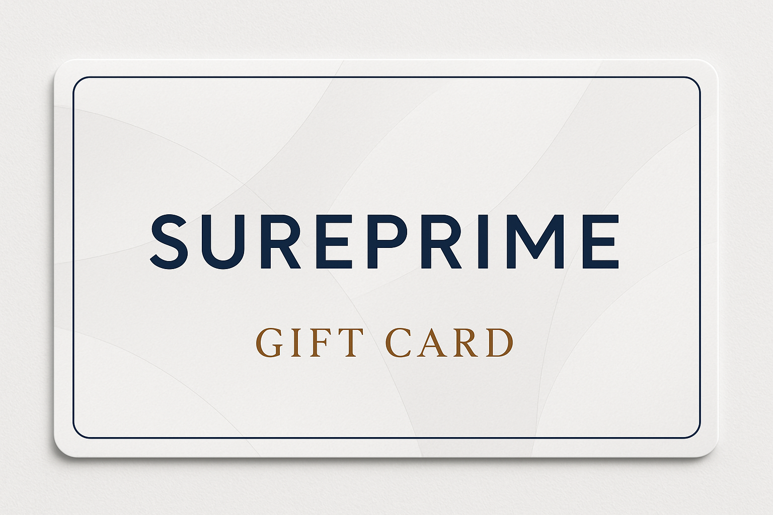 sureprime gift card