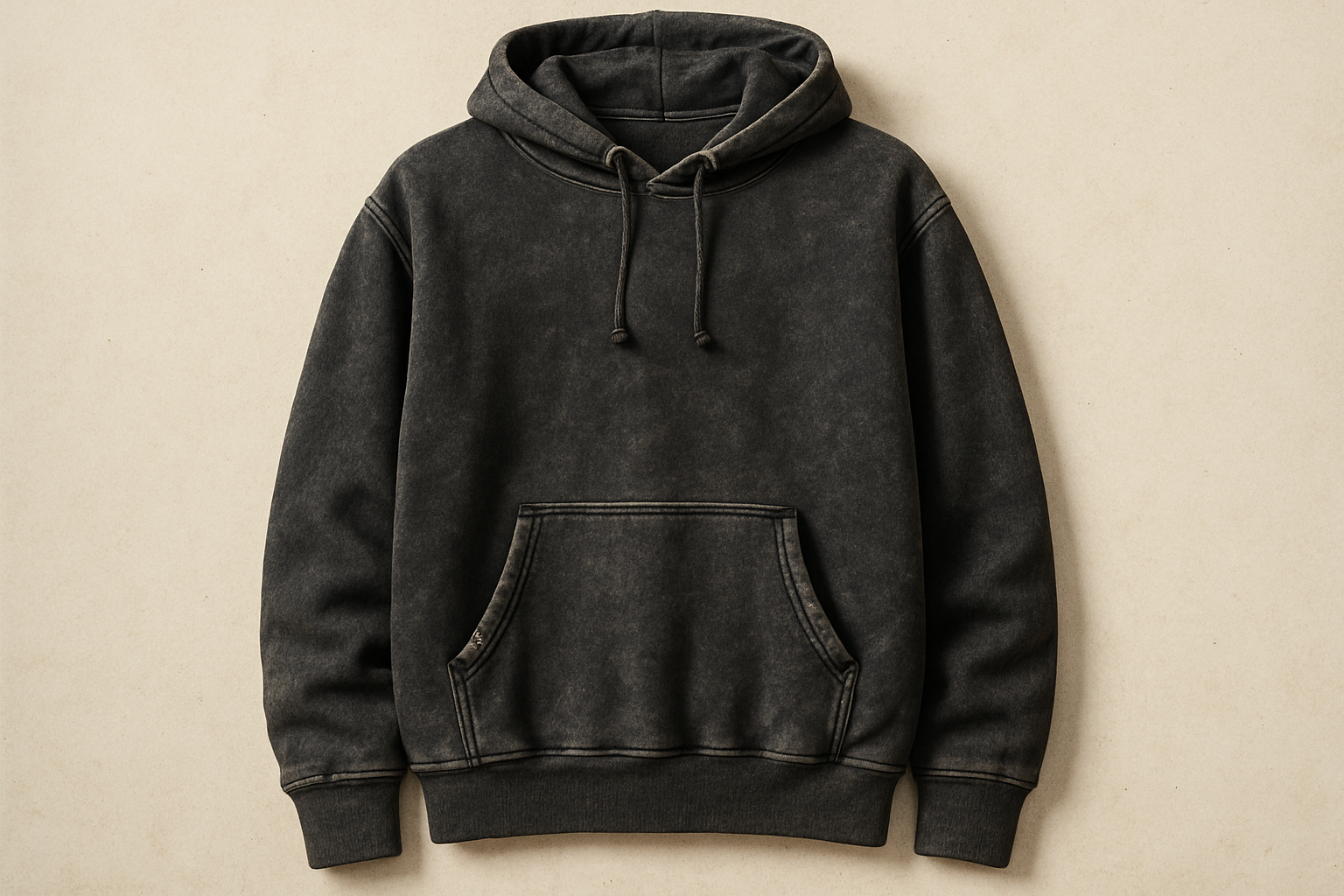 VINTAGE BLACK HOODIE