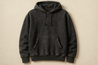 VINTAGE BLACK HOODIE